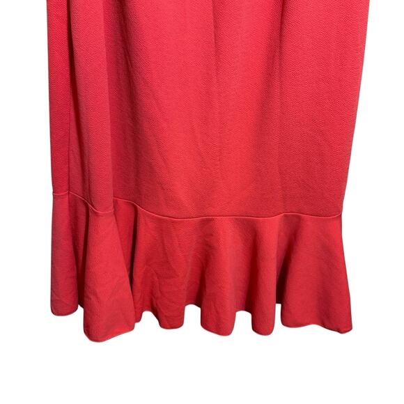 LuLaRoe Cici Dress Plus Size 3XL Off the Shoulder Ruffle Mermaid Pink - Picture 4 of 4